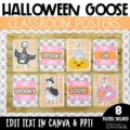 Halloween posters for easy October bulletin board ideas