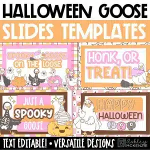 Halloween Slides featuring a spooky goose theme