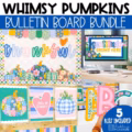 Whimsy Pumpkins Thanksgiving bulletin board bundle