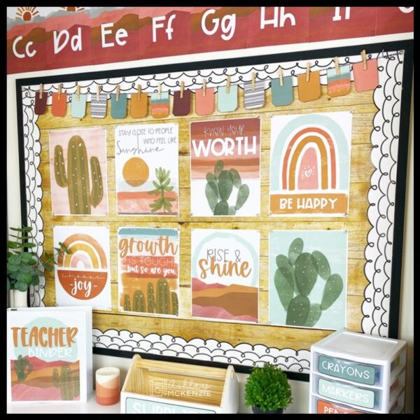 Boho Desert Classroom Decor Bundle Boho Desert Classroom Decor Bundle