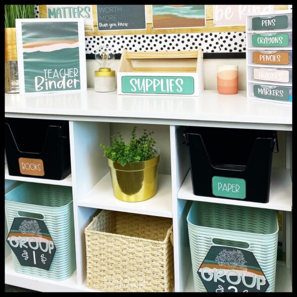 Calm Coastal or Ocean Classroom Decor Bundle Calm Coastal or Ocean Classroom Decor Bundle