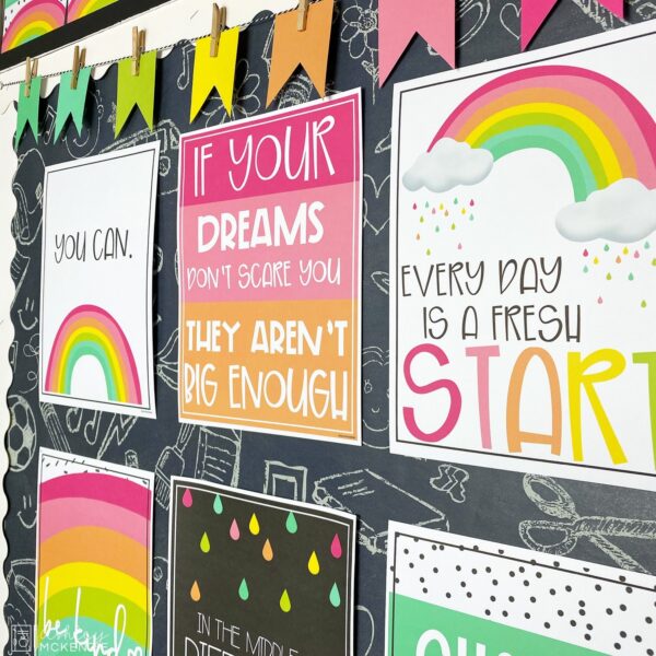 Rainbow Brights Classroom Decor Bundle Rainbow Brights Classroom Decor Bundle