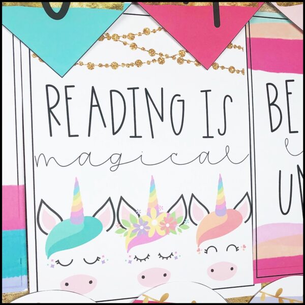Unicorn Classroom Decor Bundle Unicorn Classroom Decor Bundle