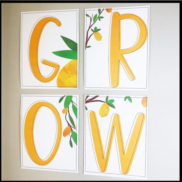 Lemon Classroom Decor Bundle Lemon Classroom Decor Bundle