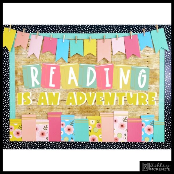 Reading or Library Bulletin Board or Door Decor Reading or Library Bulletin Board or Door Decor