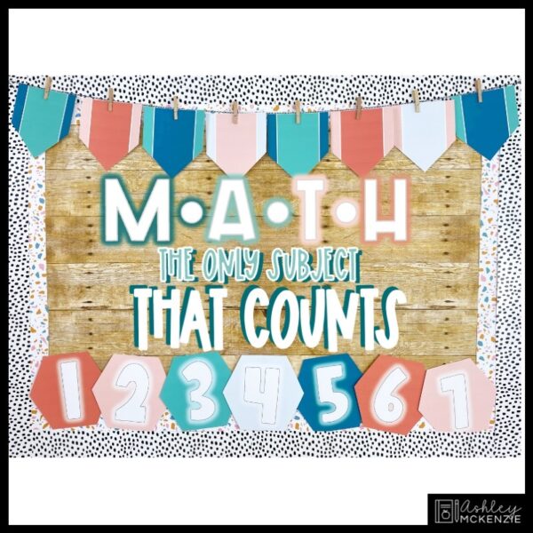Math Bulletin Board or Door Decor Math Bulletin Board or Door Decor