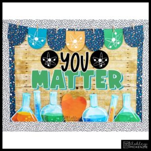 Science Themed Bulletin Board or Door Decor