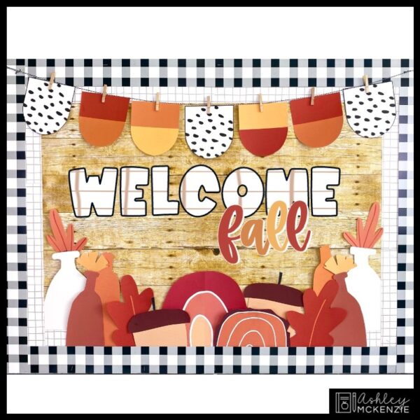 Boho Fall Bulletin Board Kit Boho Fall Bulletin Board Kit
