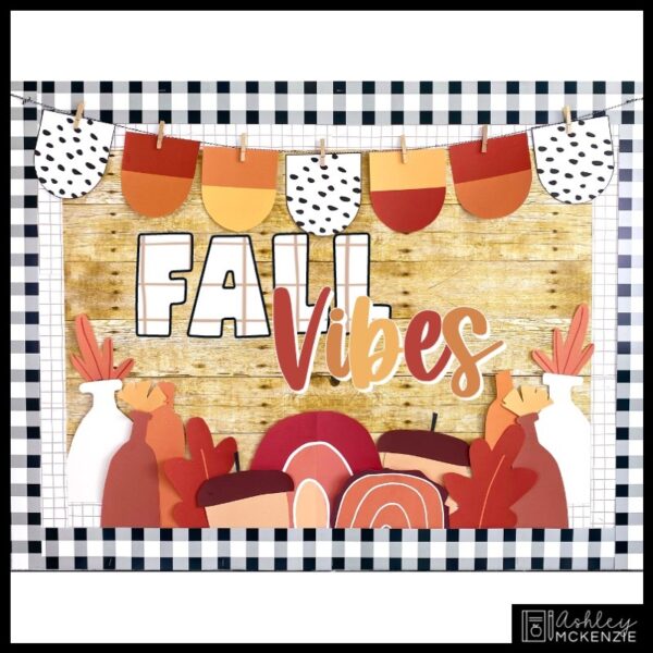 Boho Fall Bulletin Board Kit Boho Fall Bulletin Board Kit