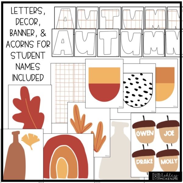 Boho Fall Bulletin Board Kit Boho Fall Bulletin Board Kit