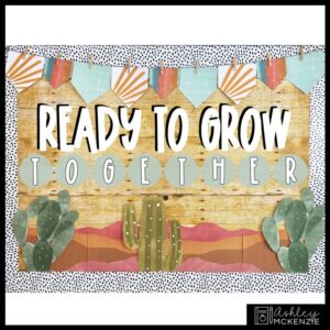 Boho Desert Back to School Bulletin Board Kit