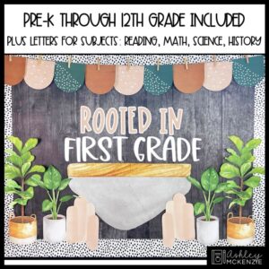 Plant Life Back to School Bulletin Board or Door Decor