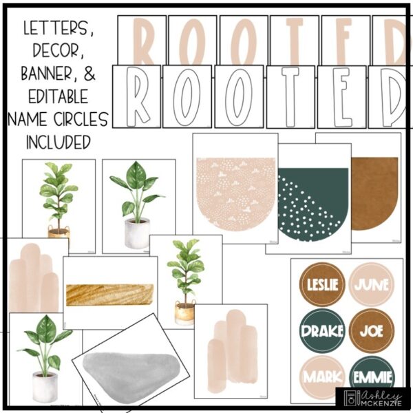 Plant Life Back to School Bulletin Board or Door Decor Plant Life Back to School Bulletin Board or Door Decor