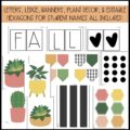 Fall Letter Ledge Bulletin Board Kit