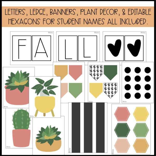 Fall Letter Ledge Bulletin Board Kit Fall Letter Ledge Bulletin Board Kit