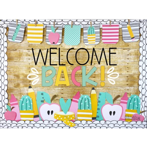 School Supplies Back To School Bulletin Board or Door Decor School Supplies Back To School Bulletin Board or Door Decor