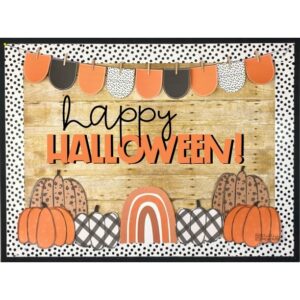 Fall Halloween Pumpkins Bulletin Board or Door Decor Fall Halloween Pumpkins Bulletin Board or Door Decor