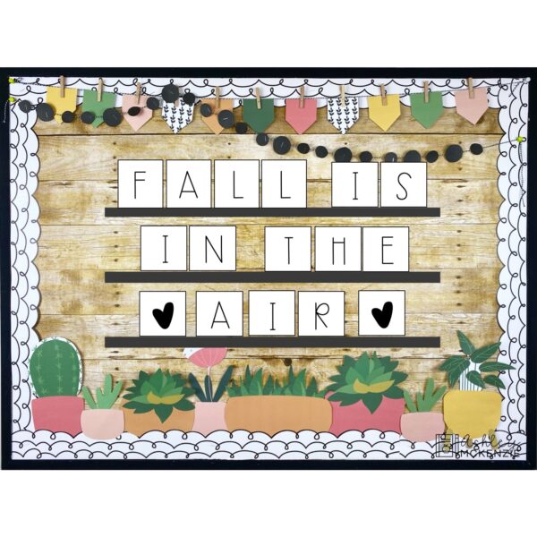 Fall Letter Ledge Bulletin Board Kit Fall Letter Ledge Bulletin Board Kit
