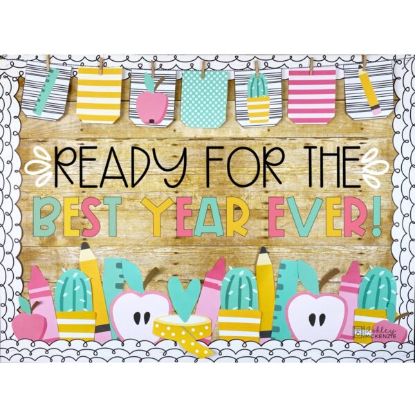 School Supplies Back To School Bulletin Board or Door Decor School Supplies Back To School Bulletin Board or Door Decor