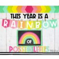 Rainbow Back to School Bulletin Board Kit