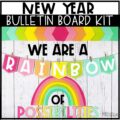 Rainbow Back to School Bulletin Board Kit