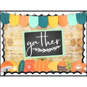 Thanksgiving Chalkboard Bulletin Board Kit