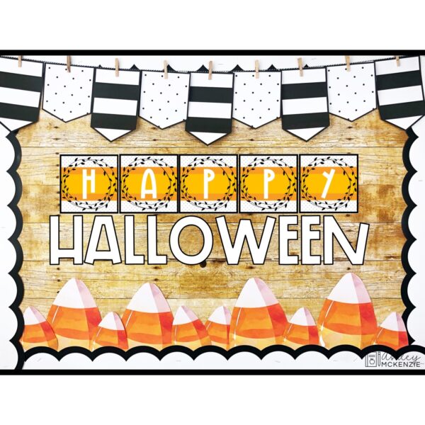 Halloween Candy Corn Bulletin Board or Door Decor Halloween Candy Corn Bulletin Board or Door Decor