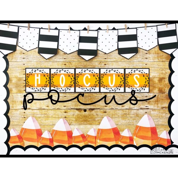 Halloween Candy Corn Bulletin Board or Door Decor Halloween Candy Corn Bulletin Board or Door Decor