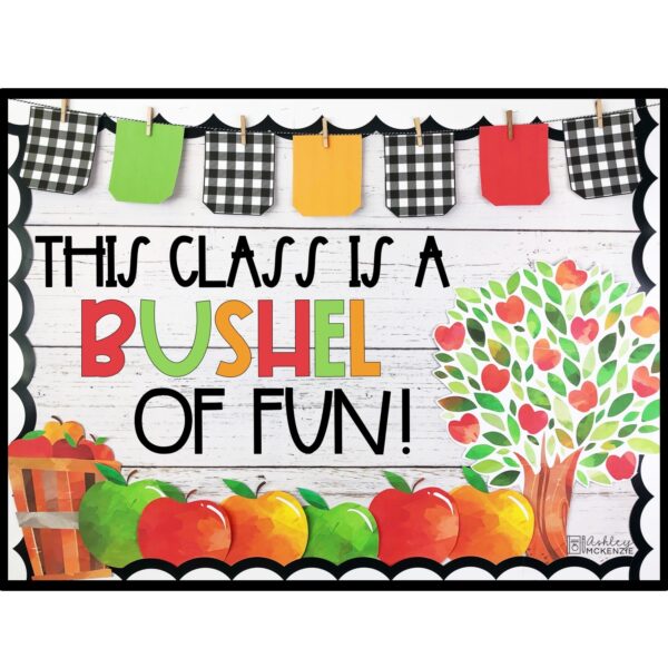 Apple Back To School Bulletin Board or Door Decor Apple Back To School Bulletin Board or Door Decor
