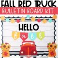 Fall Red Truck Theme Bulletin Board or Door Decor