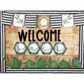 Modern Farmhouse Back To School Bulletin Board or Door Decor