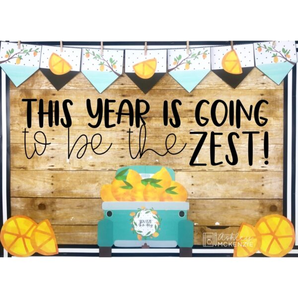 Lemon Back to School Bulletin Board or Door Decor Lemon Back to School Bulletin Board or Door Decor