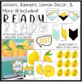 Lemon Back to School Bulletin Board or Door Decor