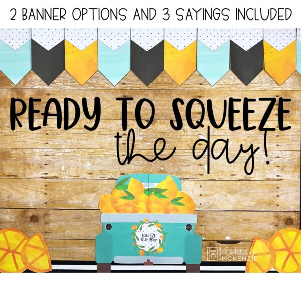 Lemon Back to School Bulletin Board or Door Decor Lemon Back to School Bulletin Board or Door Decor