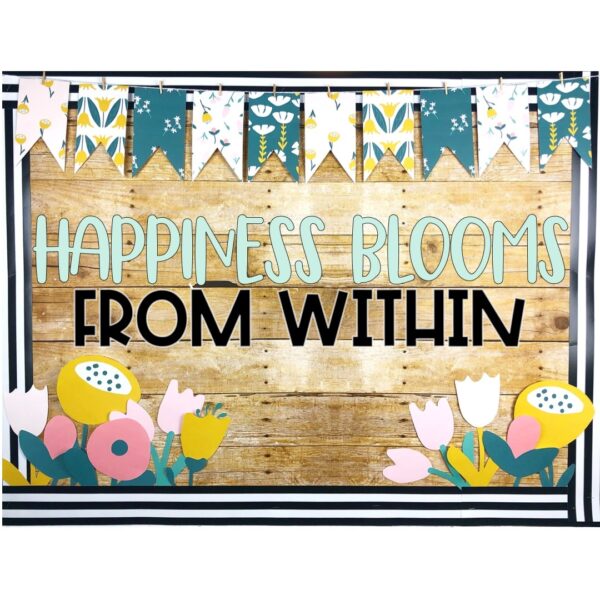 Spring Flowers Vintage Blooms Bulletin Board Kit Spring Flowers Vintage Blooms Bulletin Board Kit