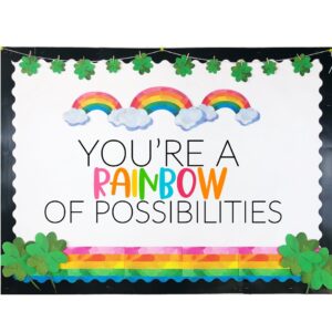St. Patrick's Day Rainbow Bulletin Board or Door Decor