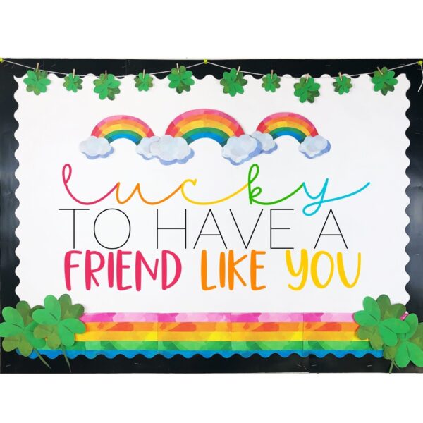 St. Patrick's Day Rainbow Bulletin Board or Door Decor St. Patrick's Day Rainbow Bulletin Board or Door Decor