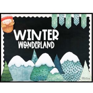 Winter Wonderland Bulletin Board or Door Decor