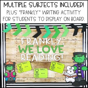 Frankenstein Halloween Bulletin Board or Door Decor Frankenstein Halloween Bulletin Board or Door Decor