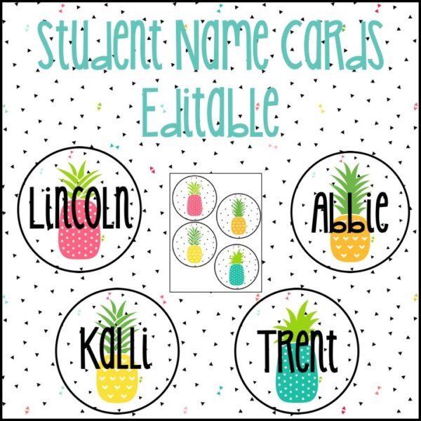 Pineapple Back to School Bulletin Board Kit Pineapple Back to School Bulletin Board Kit