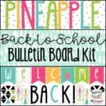 Pineapple Back to School Bulletin Board Kit