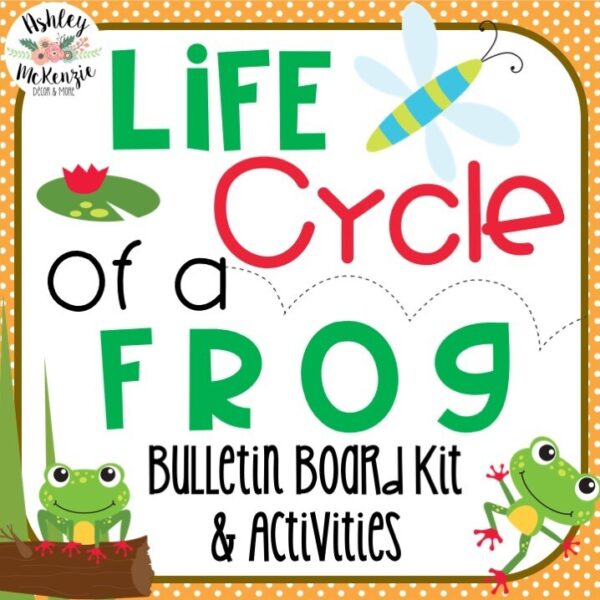 Life Cycle of a Frog Craftivity & Bulletin Board Kit