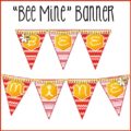 Valentine's Day February "Bee Mine" Bulletin Board Kit