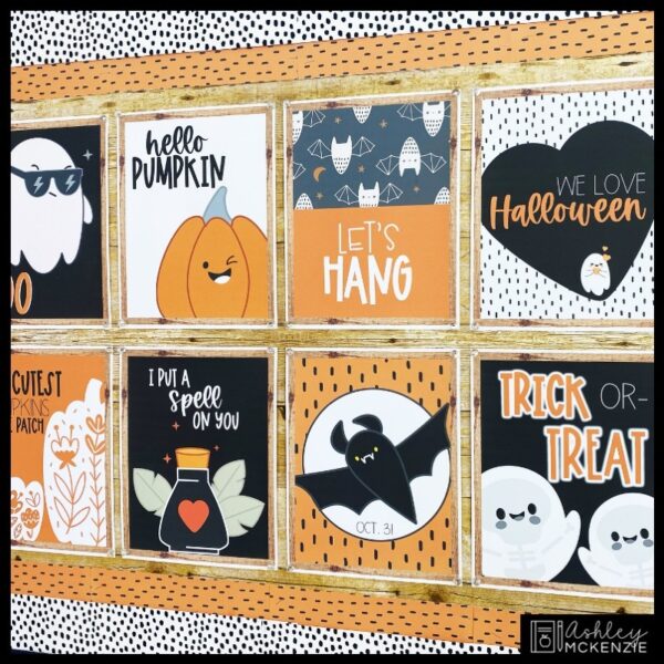 Halloween Boo Crew Classroom Posters - Editable! Halloween Boo Crew Classroom Posters - Editable!