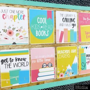 Reading or Library Classroom Posters – Editable! Reading or Library Classroom Posters - Editable!