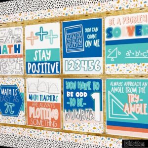 Math Classroom Posters – Editable! Math Classroom Posters - Editable!