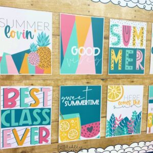 Sweet Summertime Classroom Posters Sweet Summertime Classroom Posters