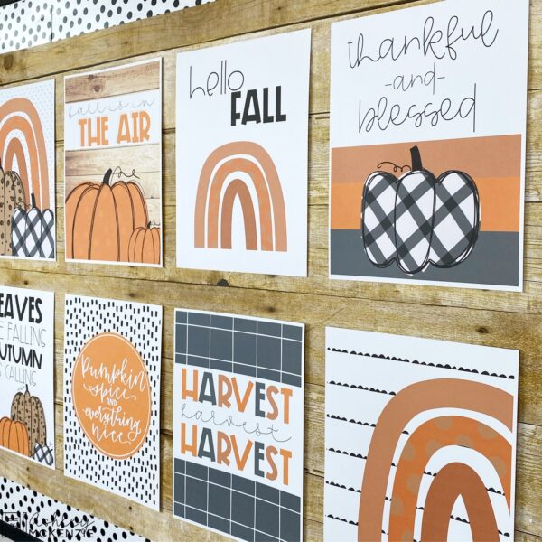 Fall Pumpkins Classroom Posters Fall Pumpkins Classroom Posters