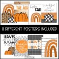 Fall Pumpkins Classroom Posters