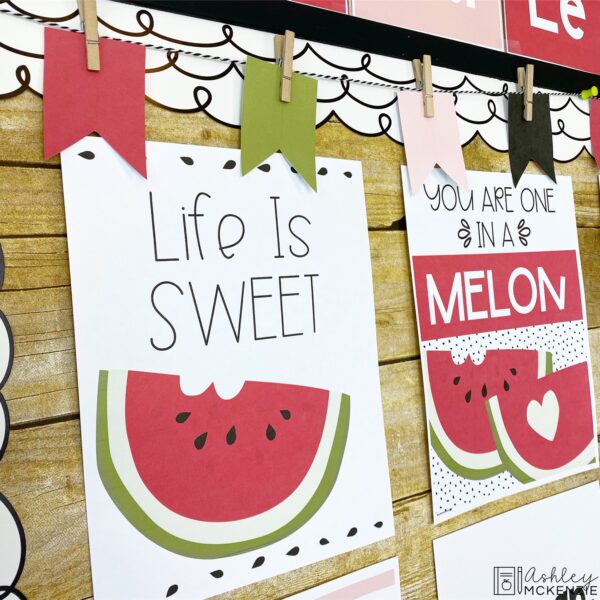 Watermelon Classroom Posters - Editable! Watermelon Classroom Posters - Editable!